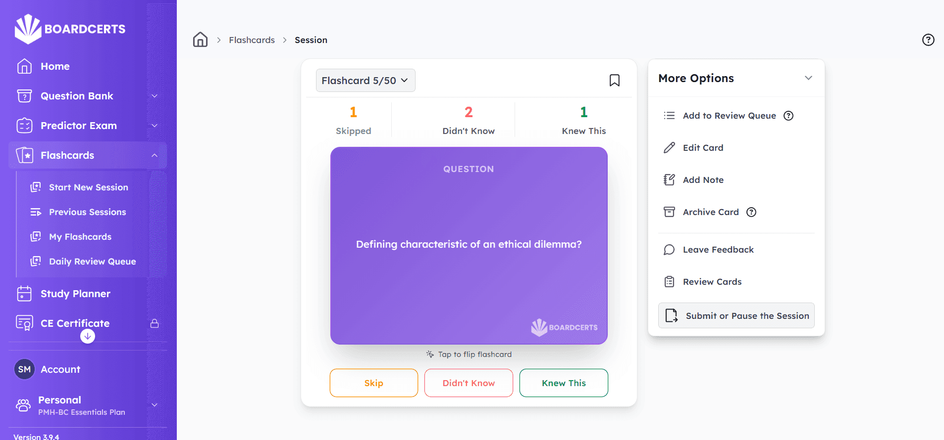 pmh-bc boardcerts flashcards